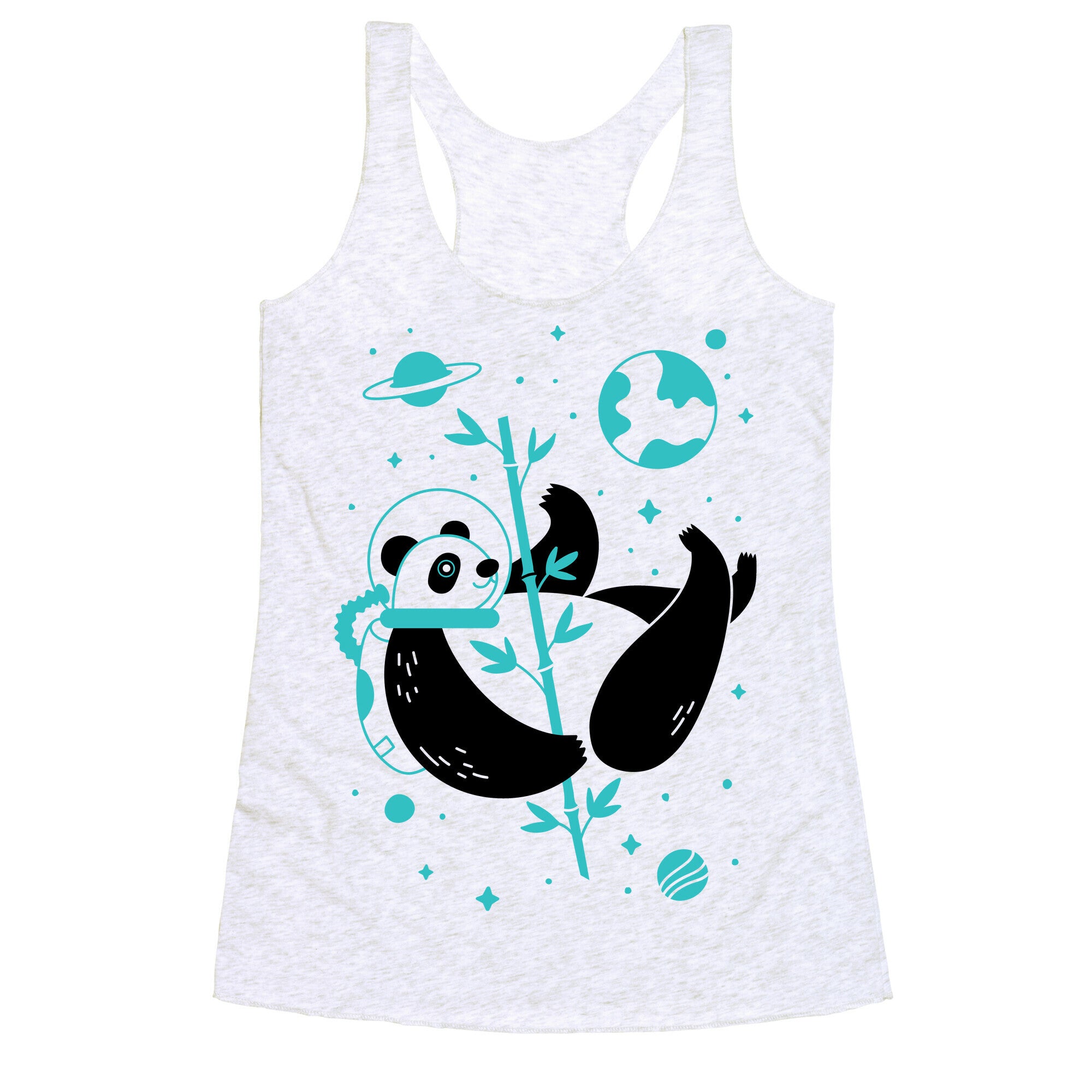 Space Panda Racerback Tank